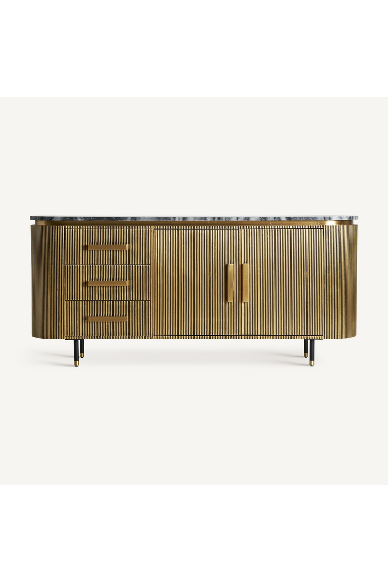 Marble Top Gold Sideboard | Vical Home Valbruna | Oroatrade.com