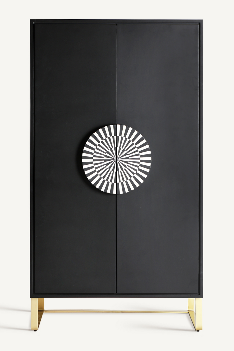 Black Japanese-Inspired Cabinet | Vical Home Gatsby | Oroatrade.com