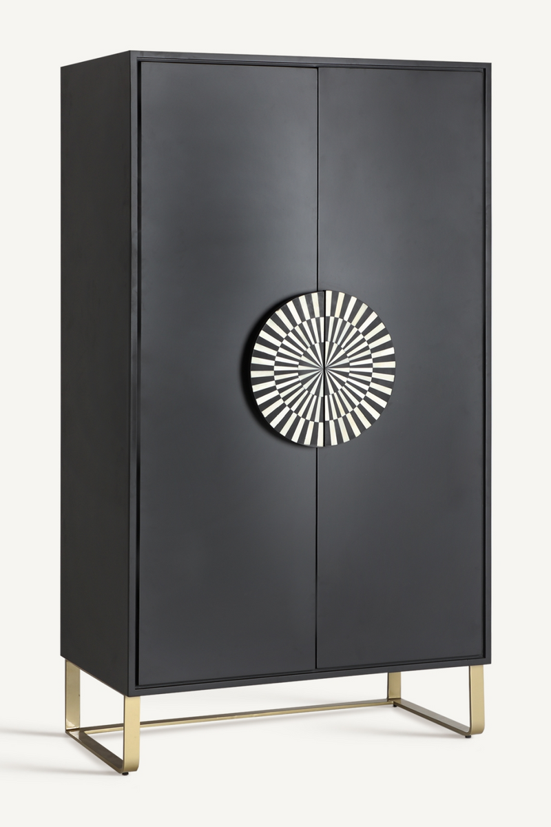 Black Japanese-Inspired Cabinet | Vical Home Gatsby | Woodfurniture.com