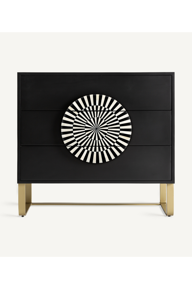 Art Deco 3-Drawer Chest | Vical Home Gatsby | Woodfurniture.com