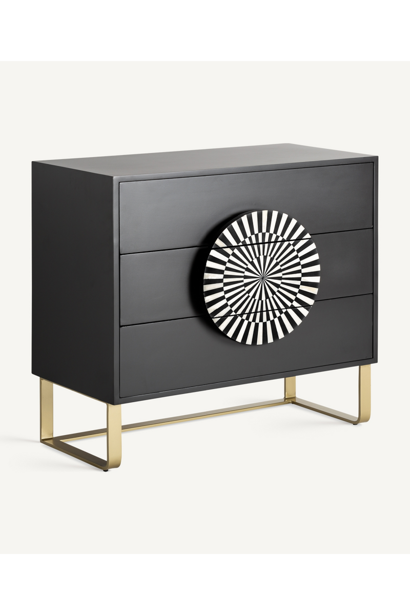 Art Deco 3-Drawer Chest | Vical Home Gatsby | Woodfurniture.com