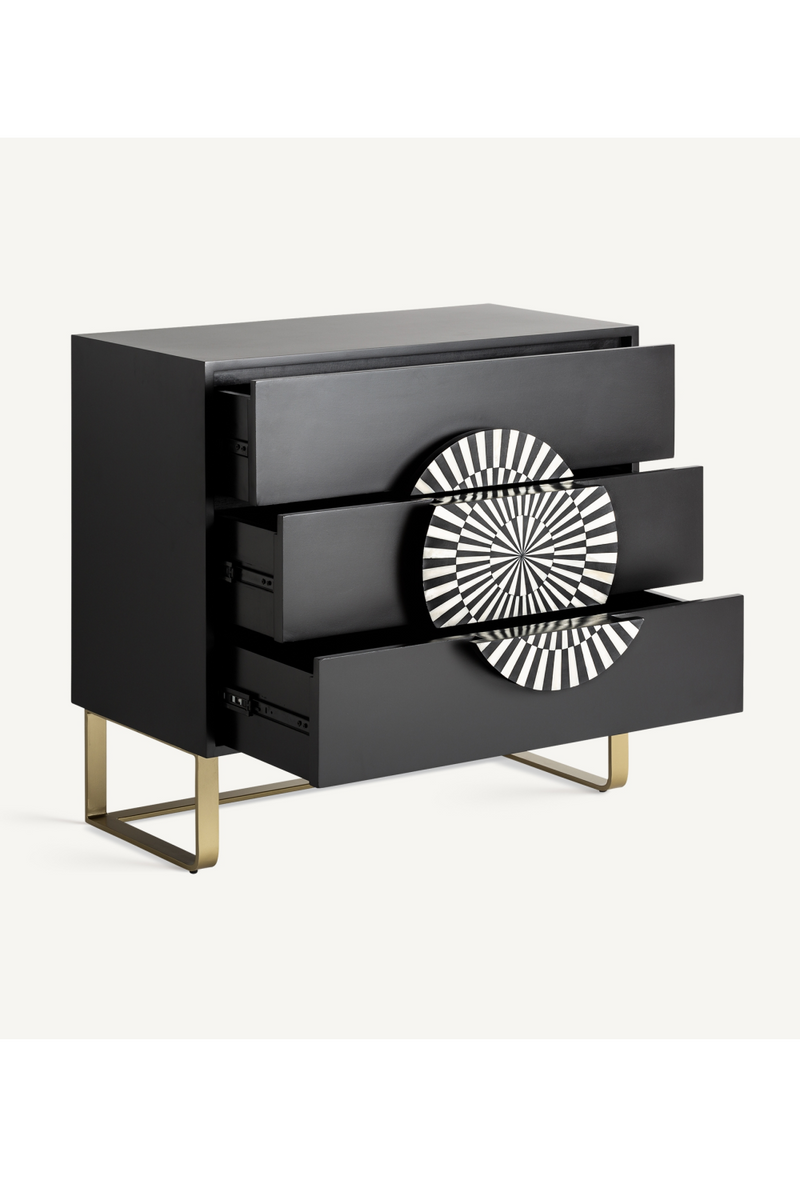 Art Deco 3-Drawer Chest | Vical Home Gatsby | Woodfurniture.com