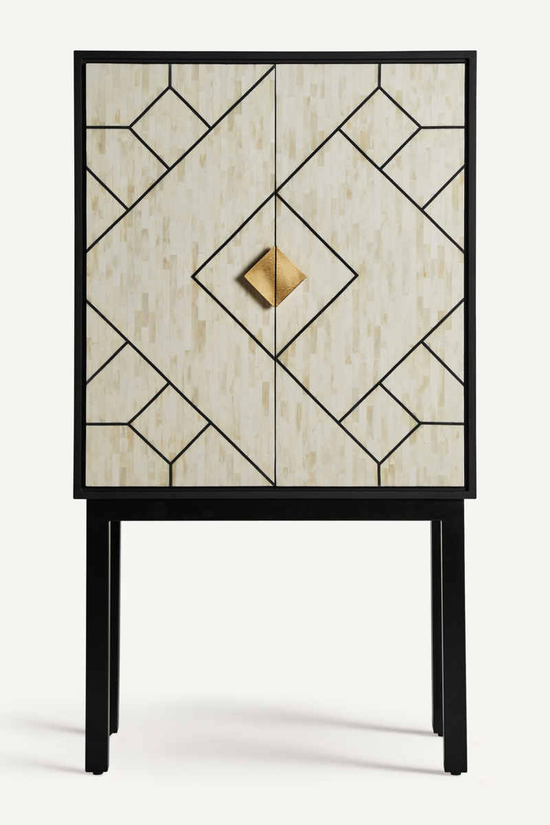 Bone-Detailed Modern Cabinet | Vical Home Charmes | Woodfurniture.com