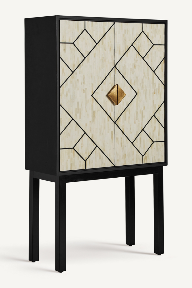 Bone-Detailed Modern Cabinet | Vical Home Charmes | Woodfurniture.com