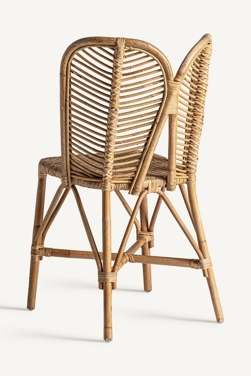 Rattan Double-Back Accent Chair | Vical Home Noale | Woodfurniture.com