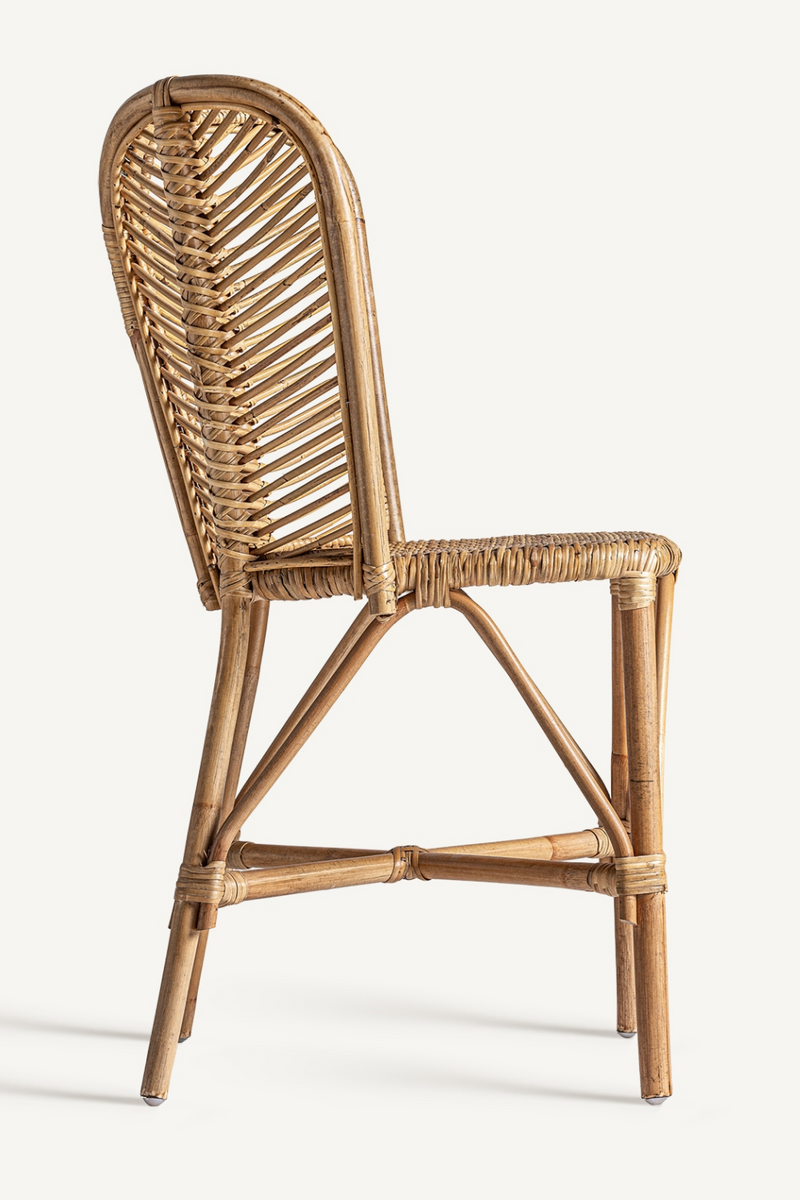 Rattan Double-Back Accent Chair | Vical Home Noale | Woodfurniture.com