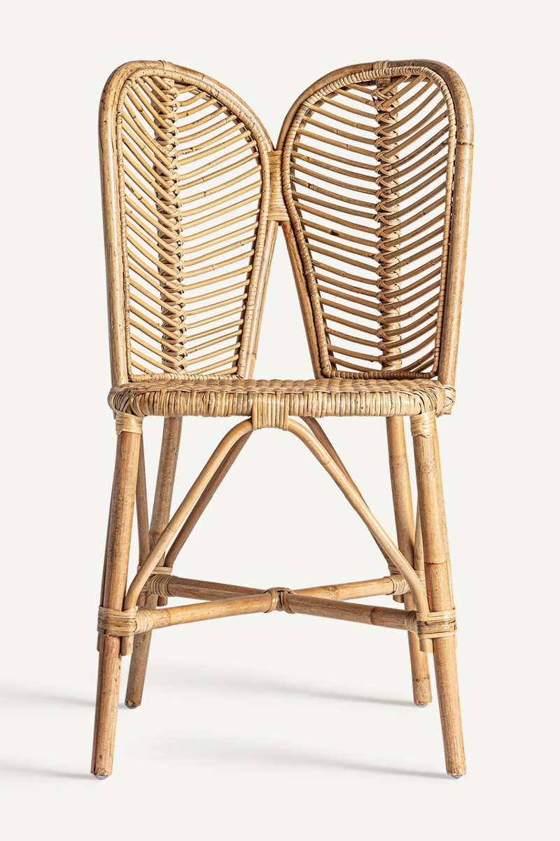 Rattan Double-Back Accent Chair | Vical Home Noale | Woodfurniture.com