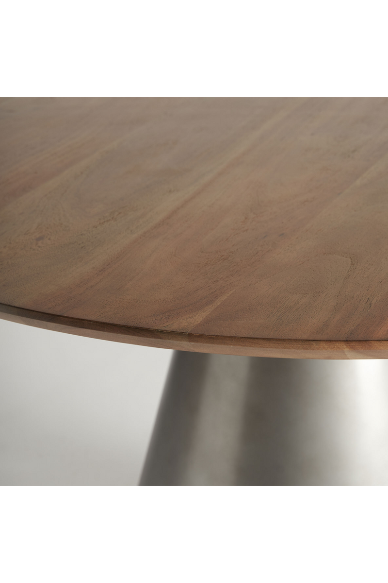 Silvern Conical Base Dining Table | Vical Home Bethon | Woodfurniture.com