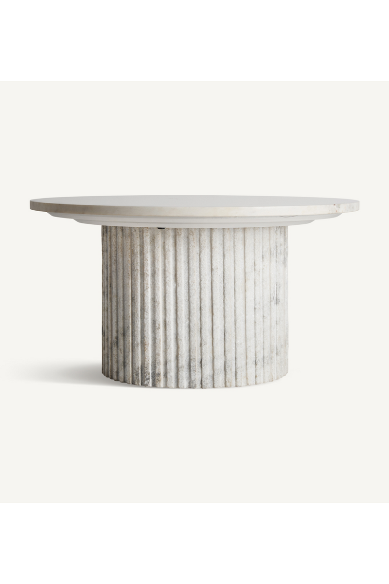 White Marble Coffee Table | Vical Home Esches | Woodfurniture.com