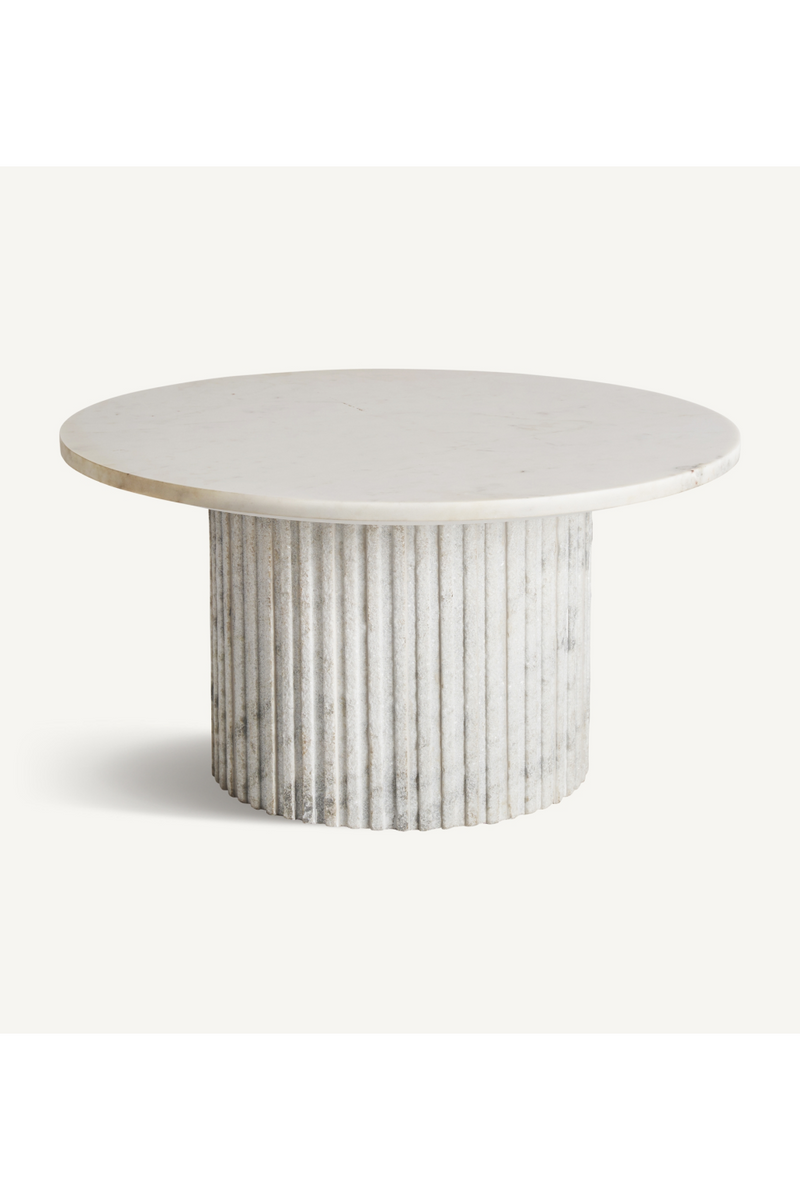 White Marble Coffee Table | Vical Home Esches | Woodfurniture.com