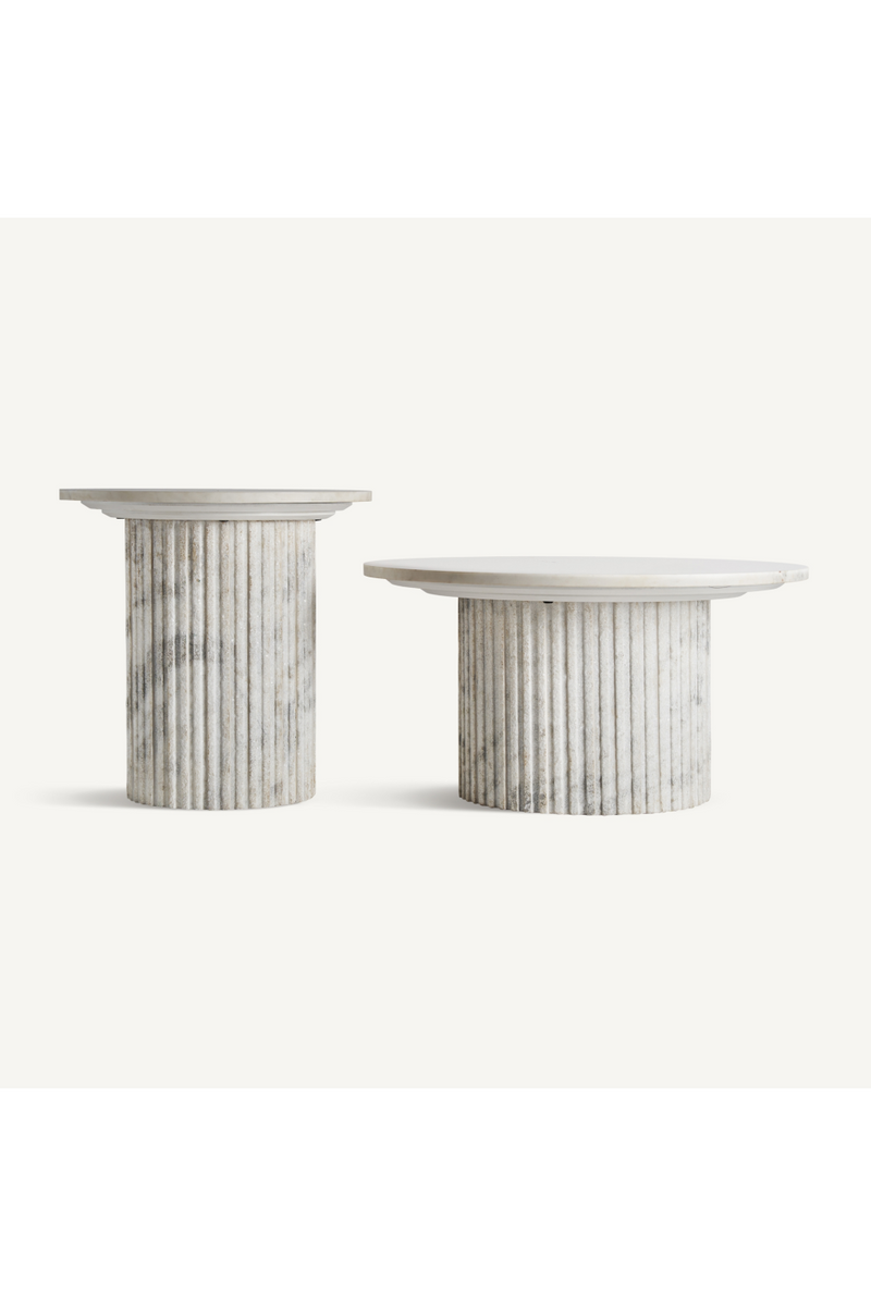 White Marble Coffee Table | Vical Home Esches | Woodfurniture.com