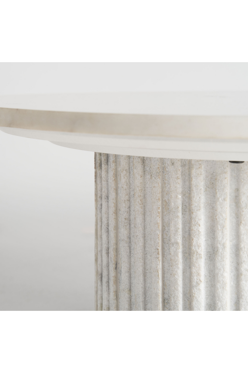 White Marble Coffee Table | Vical Home Esches | Woodfurniture.com