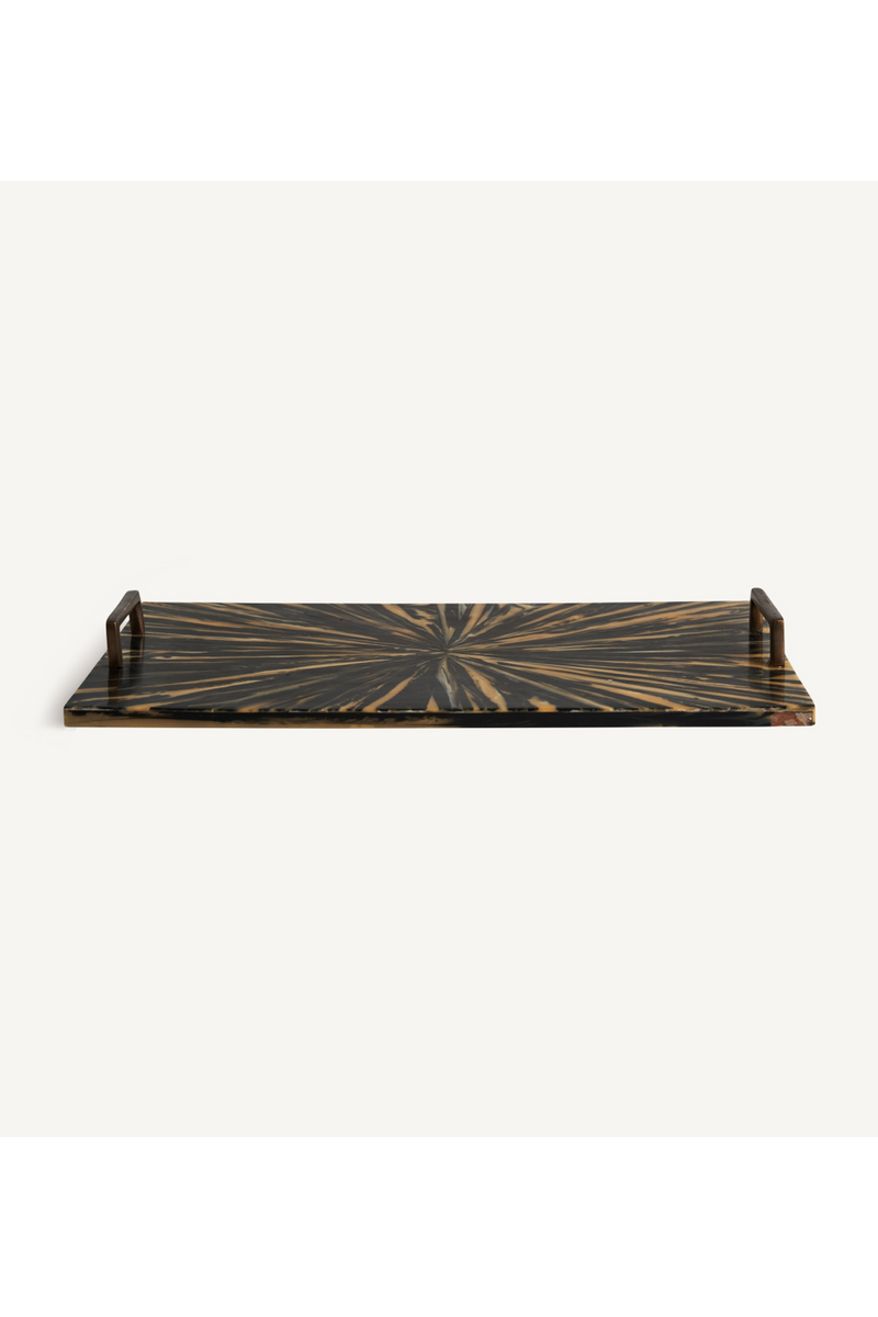 Black And Gold Tray | Vical Home Blene | Woodfurniture.com