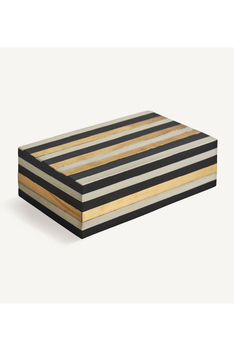 Stripes Rectangular Box | Vical Home Rahel | Woodfurniture.com