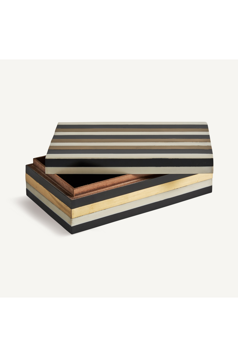 Stripes Rectangular Box | Vical Home Rahel | Woodfurniture.com