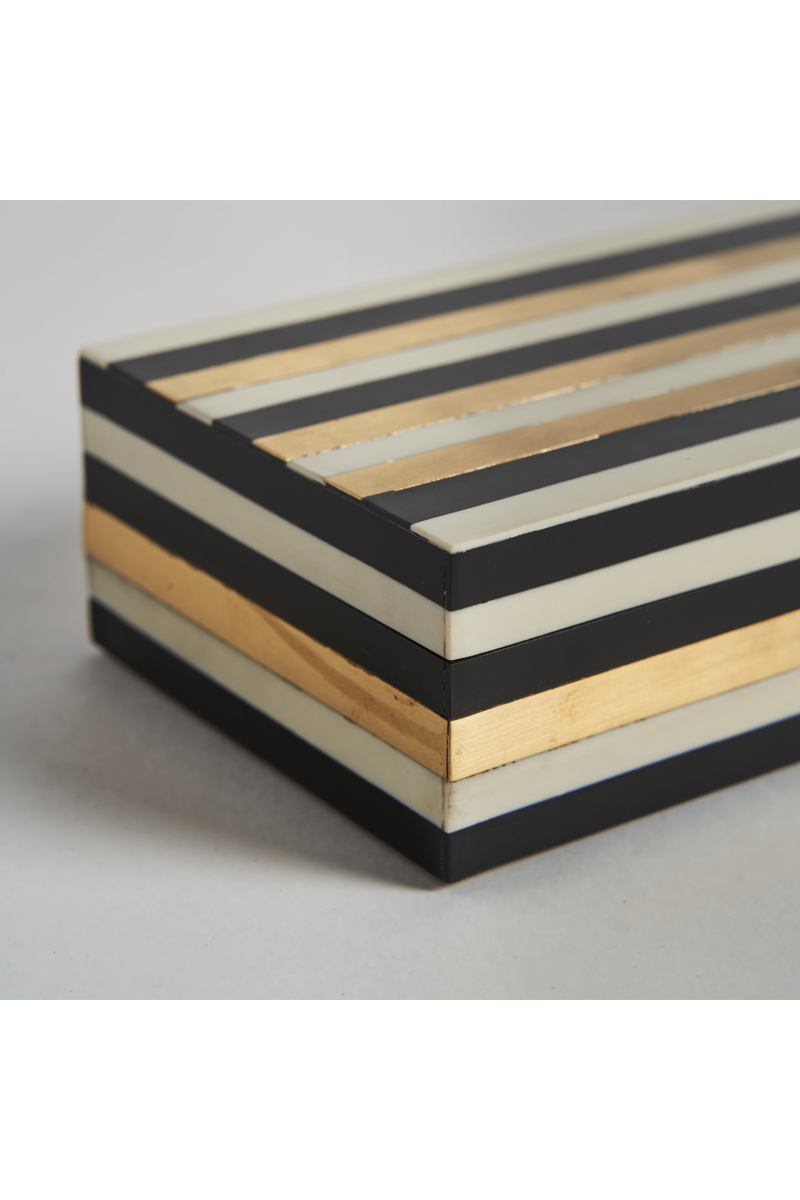 Stripes Rectangular Box | Vical Home Rahel | Woodfurniture.com