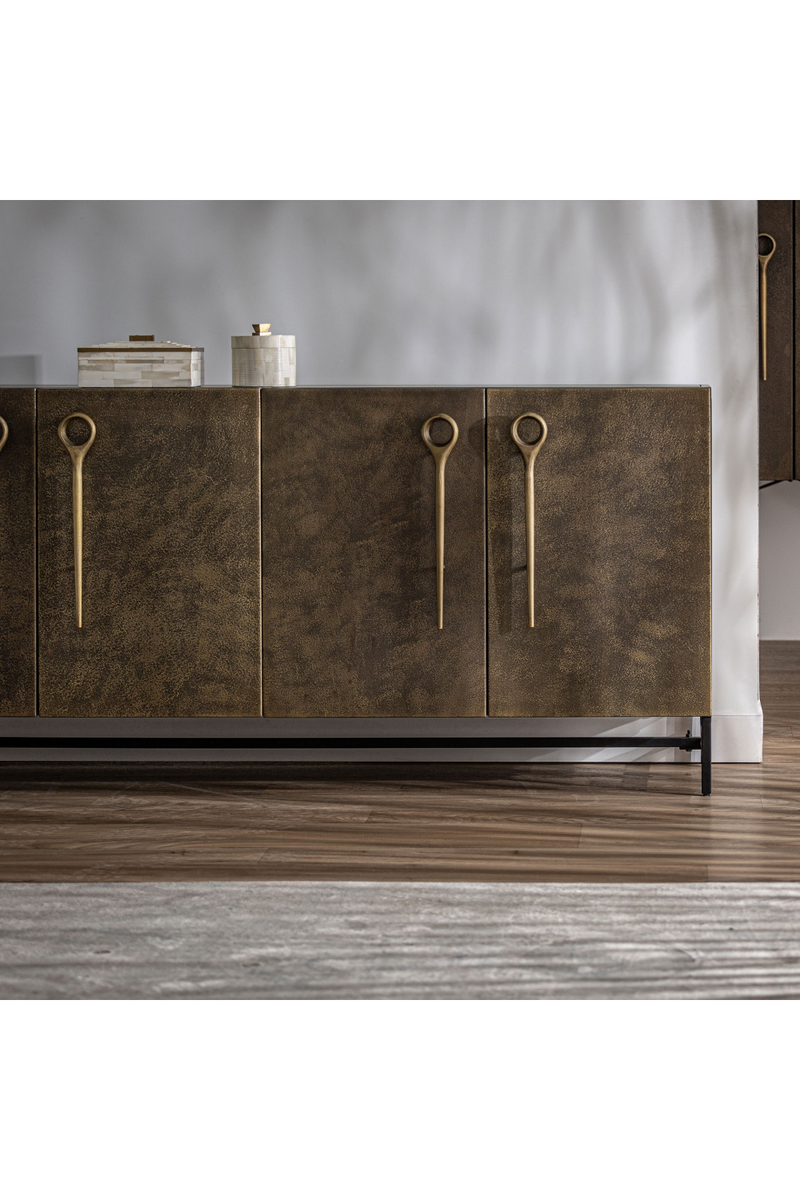 Antique Gold 4-Door Sideboard | Vical Home Bouloire | Oroatrade.com