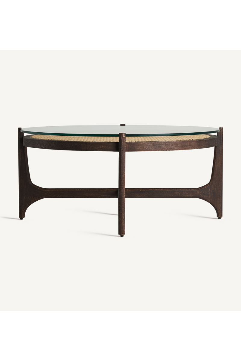 Rattan Detail Coffee Table | Vical Home Nossen | Woodfurniture.com