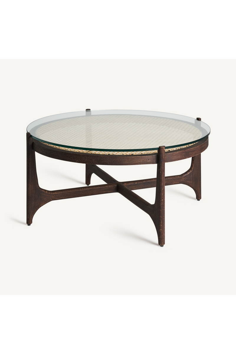 Rattan Detail Coffee Table | Vical Home Nossen | Woodfurniture.com