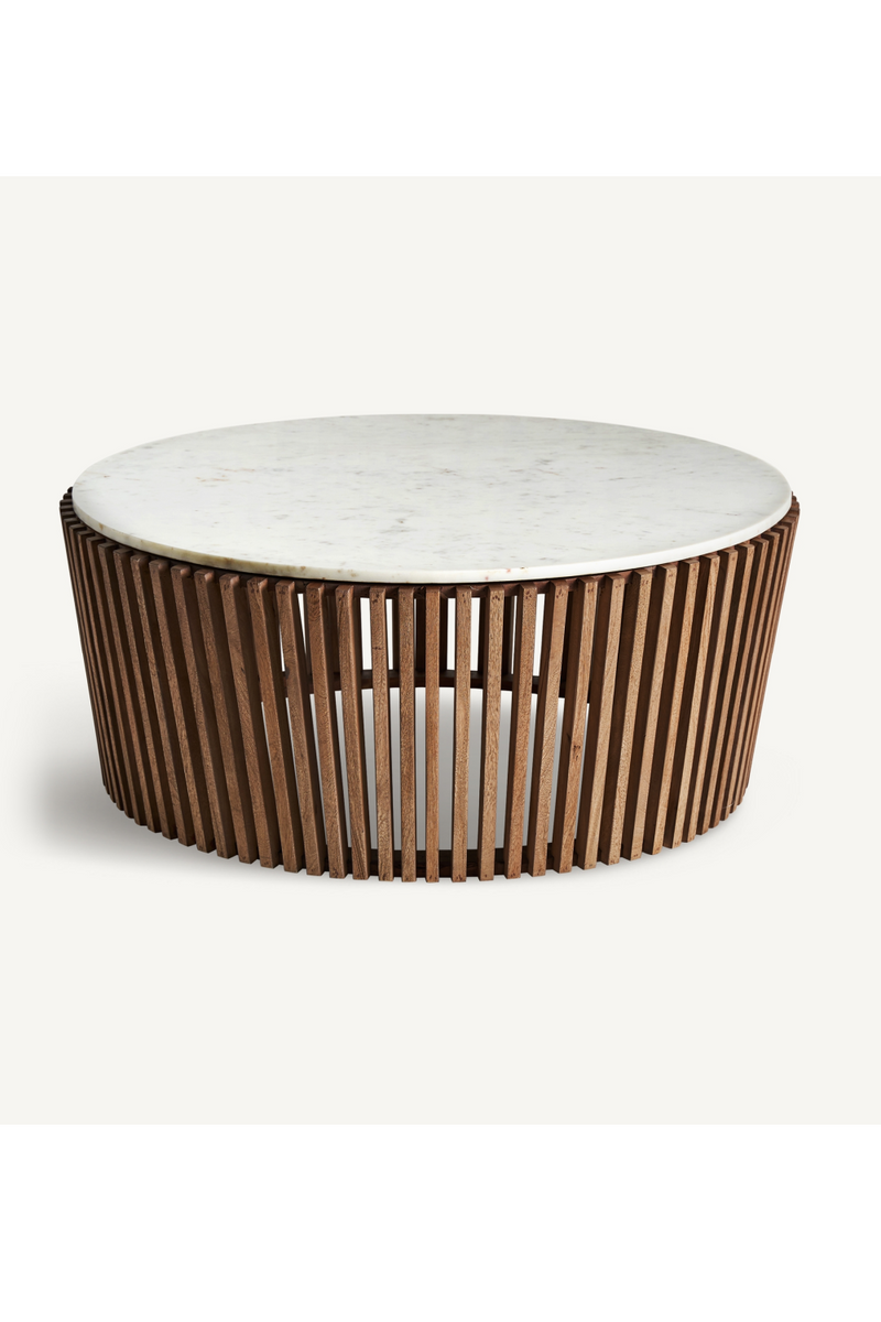 Slatted Acacia Coffee Table | Vical Home Goms | Woodfurniture.com