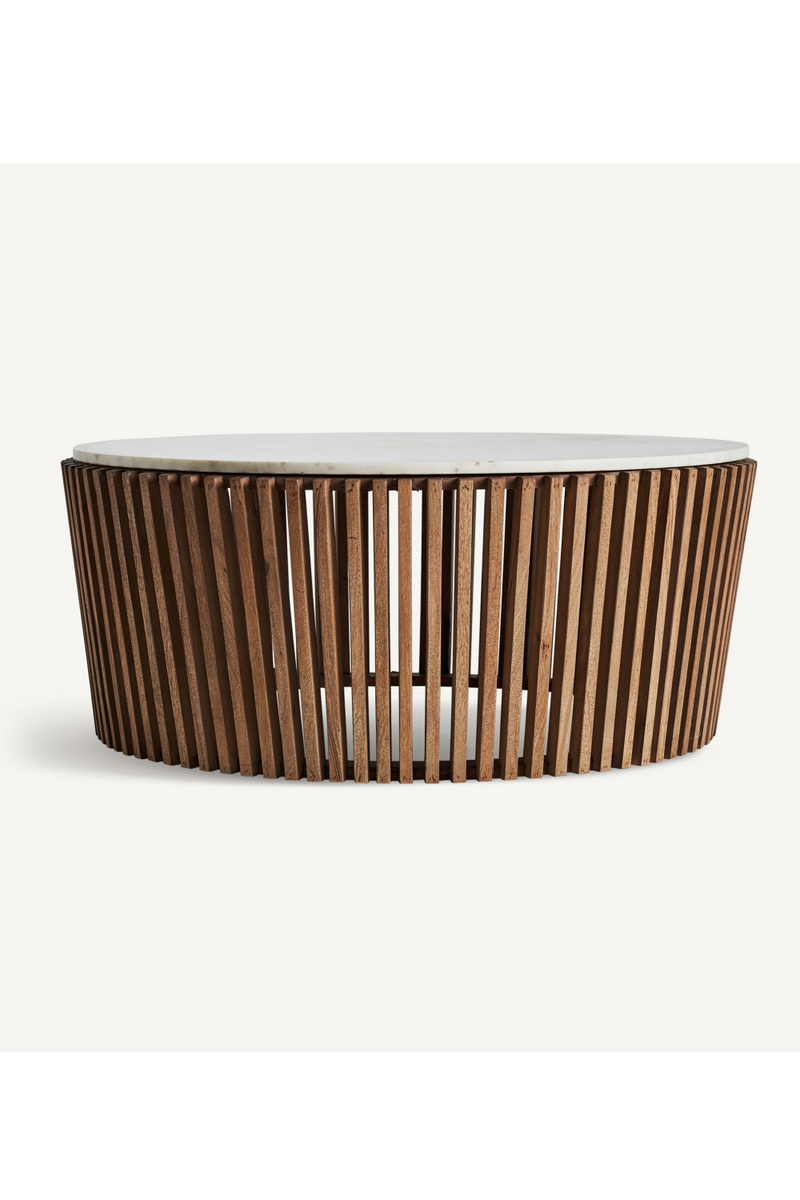 Slatted Acacia Coffee Table | Vical Home Goms | Woodfurniture.com