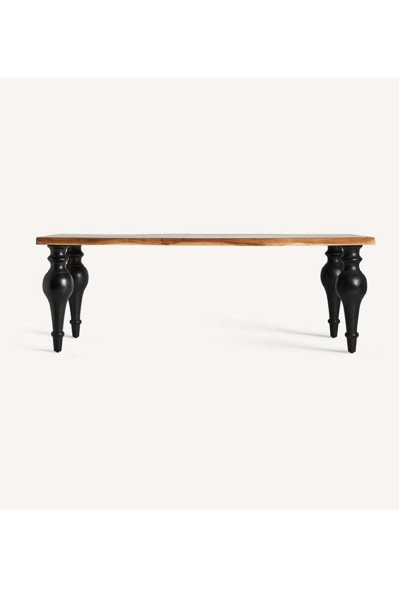 Two-Toned Acacia Dining Table | Vical Home Zenica | Woodfurniture.com