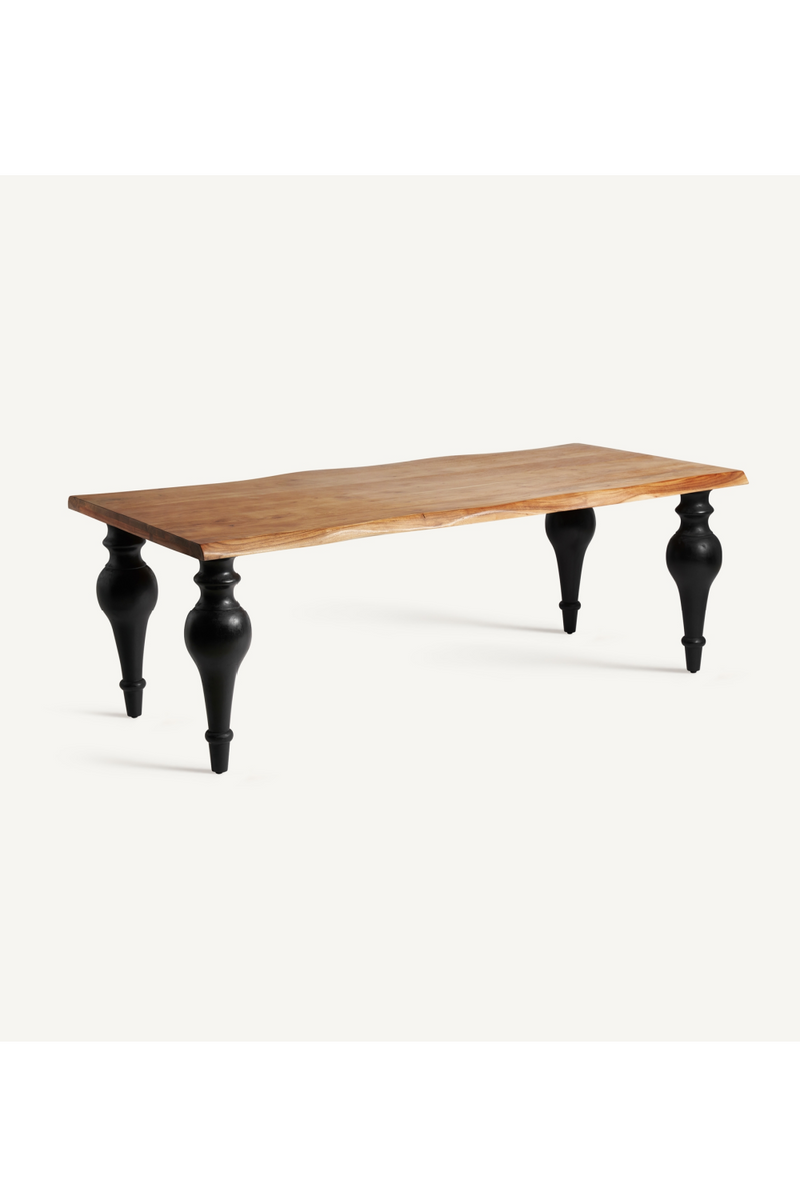 Two-Toned Acacia Dining Table | Vical Home Zenica | Woodfurniture.com