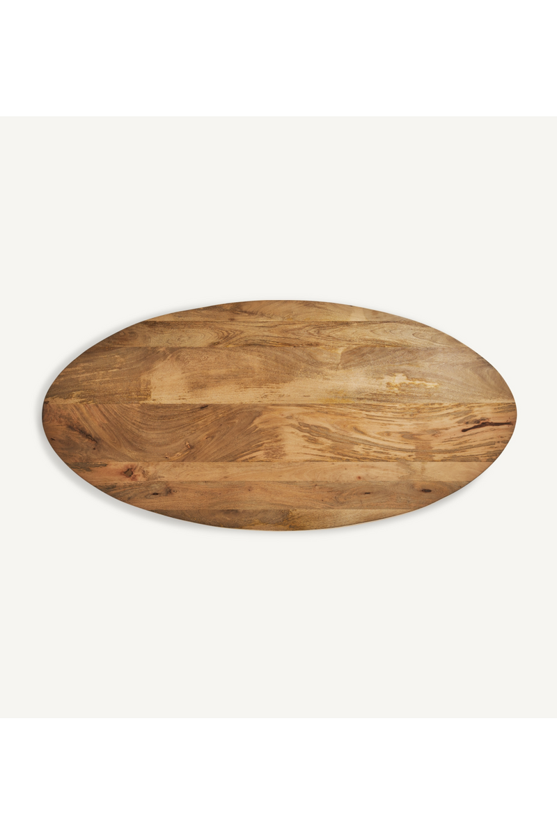 Mango Wood Oval Dining Table | Vical Home Mersch | Woodfurniture.com