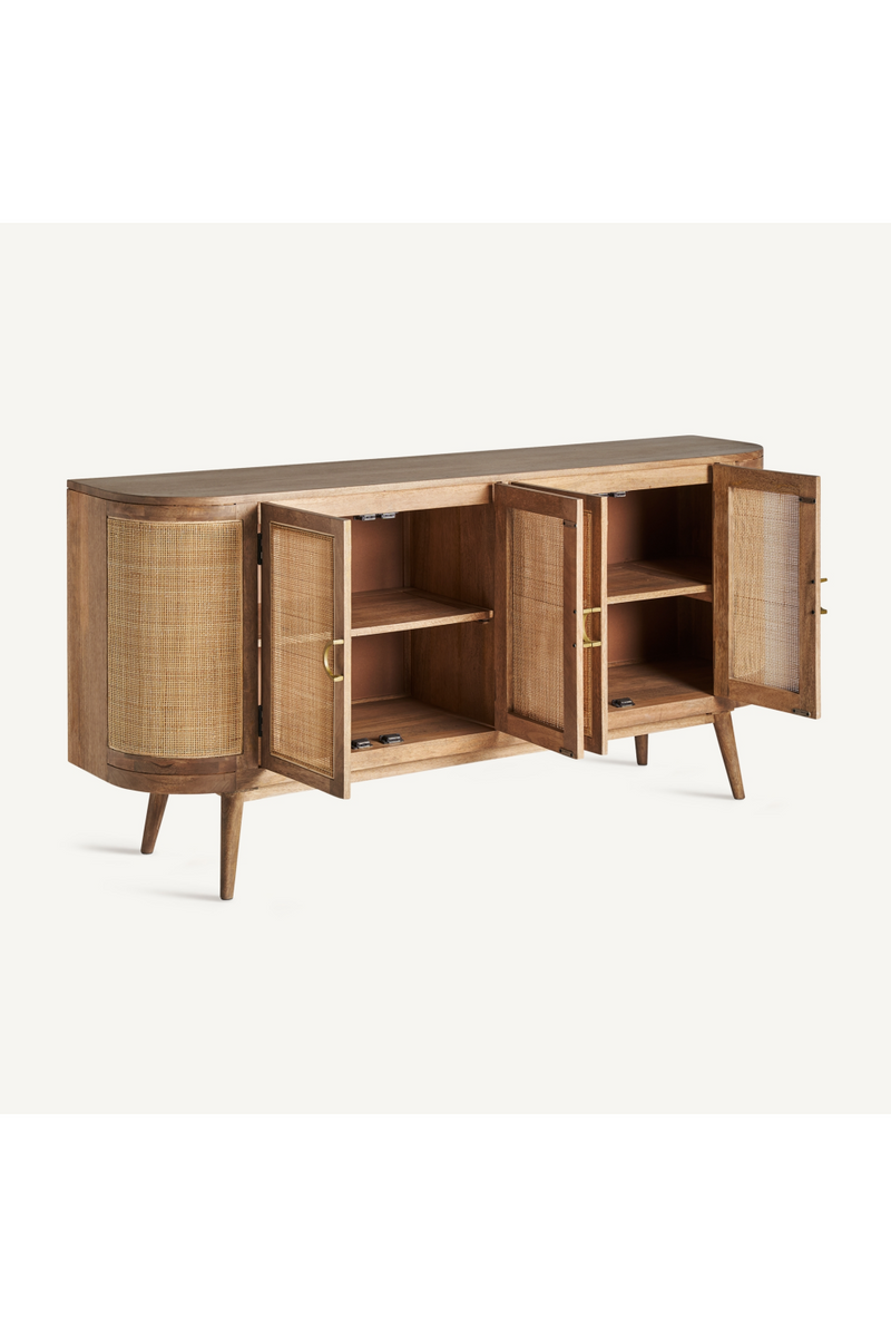 4-Door Rattan Sideboard | Vical Home Holeby | Oroatrade.com