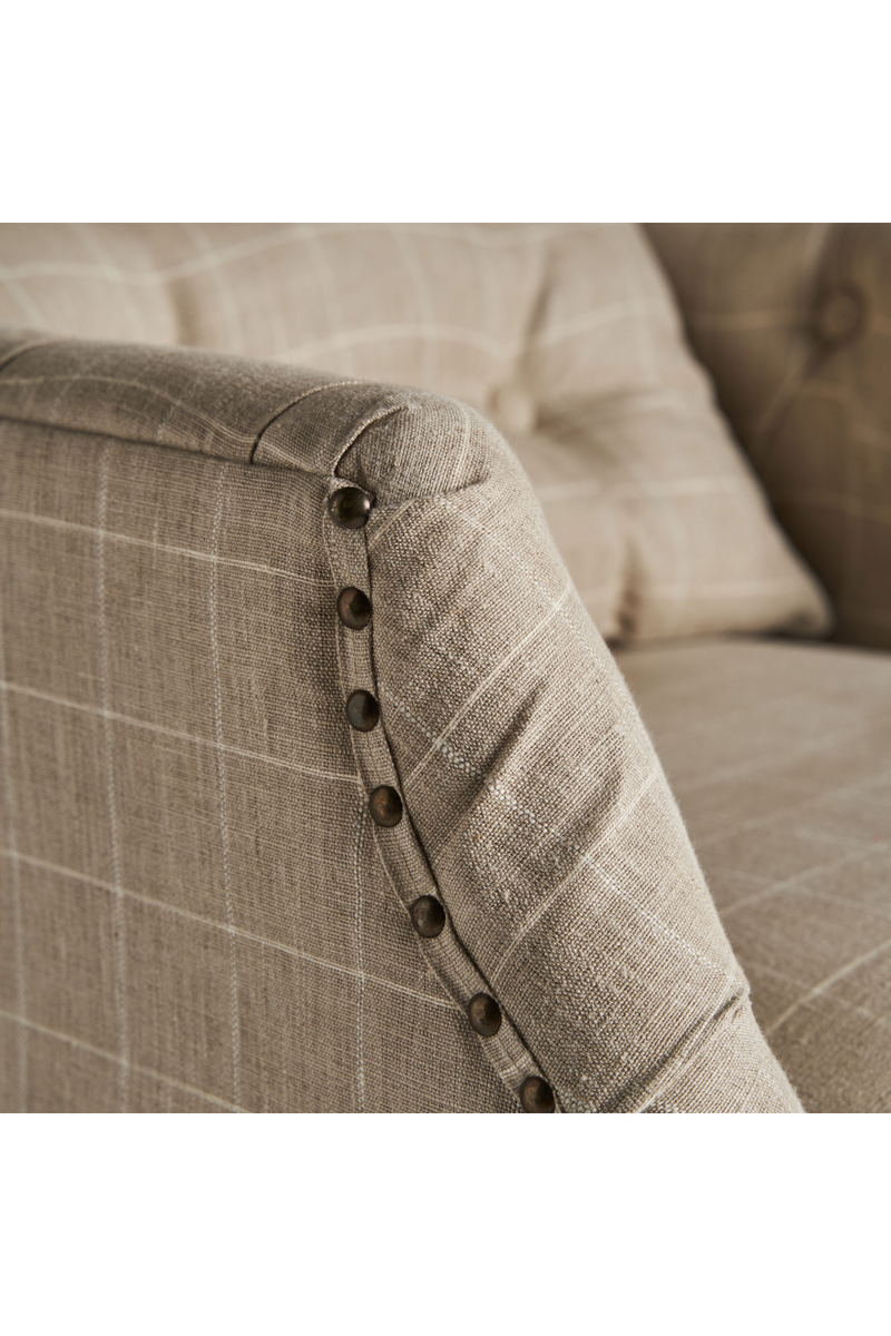 Beige Tufted Armchair | Vical Home Morbier | Woodfurniture.com