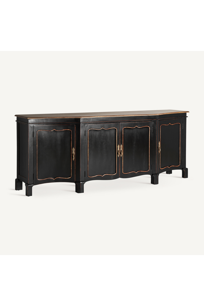 Black Mango Wood Classic Sideboard | Vical Home Jussac | Woodfurniture.com