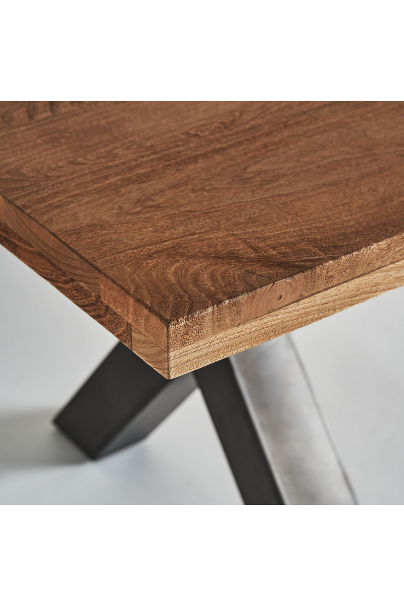 X-Shaped Legs Dining Table | Vical Home Gard | Woodfurniture.com