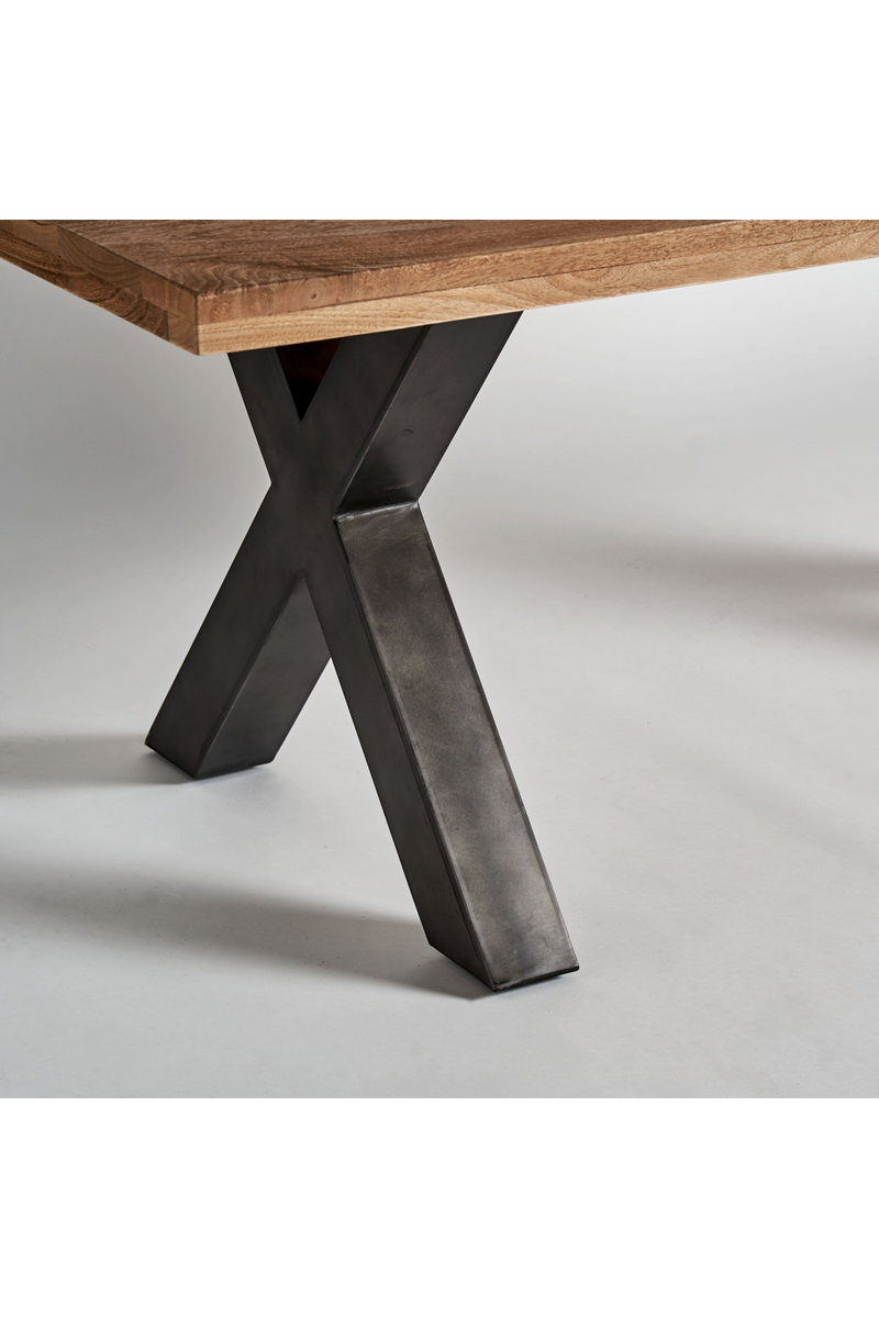 X-Shaped Legs Dining Table | Vical Home Gard | Woodfurniture.com