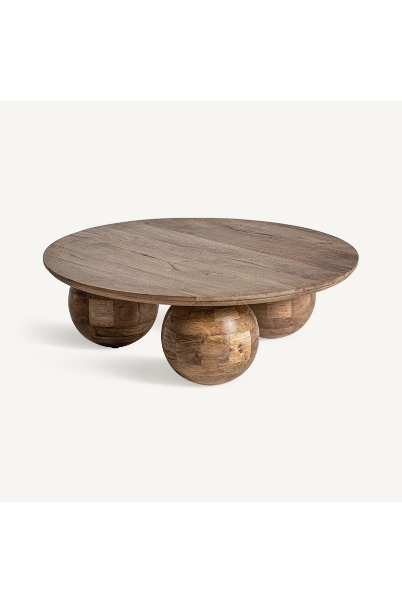 Wooden Spheres Coffee Table | Vical Home Bocksberg | Woodfurniture.com