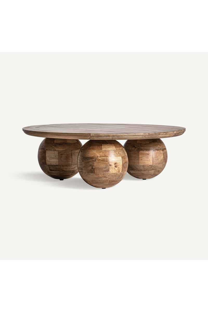 Wooden Spheres Coffee Table | Vical Home Bocksberg | Woodfurniture.com