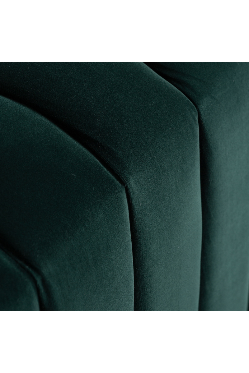 Velvet Channeled Ottoman | Vical Home Marsa | Woodfurniture.com