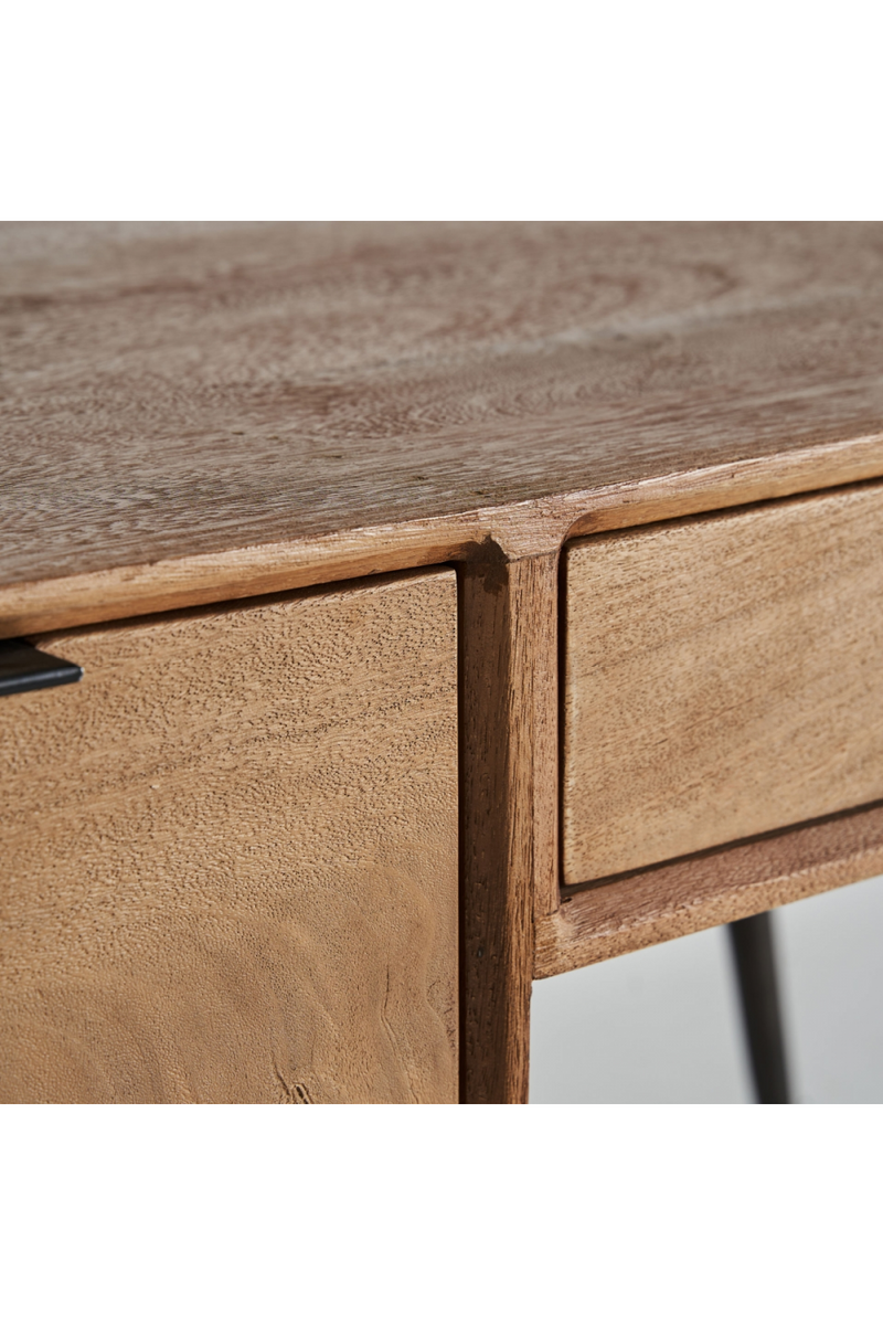 Mango Wood 3-Drawer Desk | Vical Home Sered | Oroatrade.com