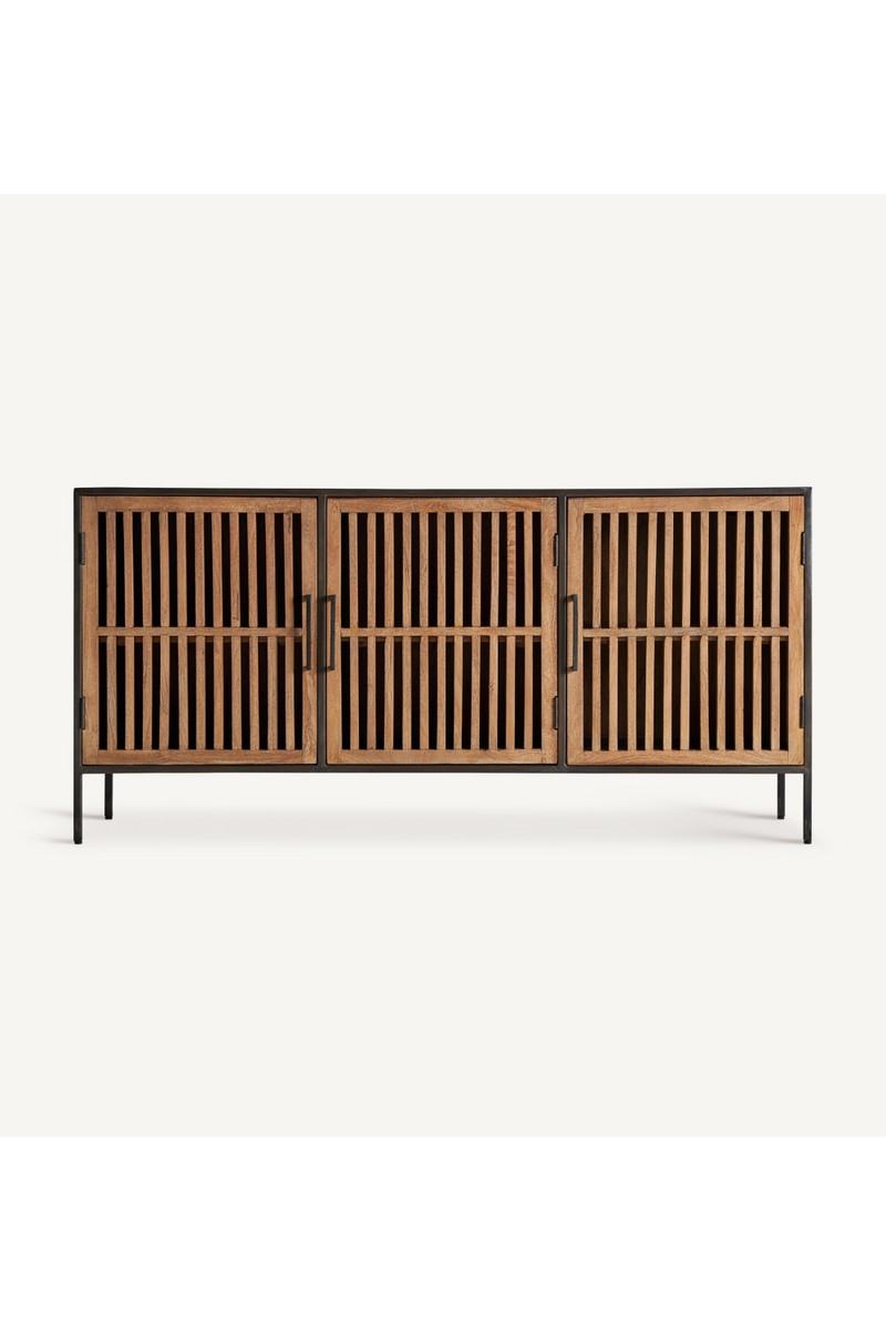 Mango Wood Slatted Sideboard | Vical Home Gaffney | Woodfurniture.com