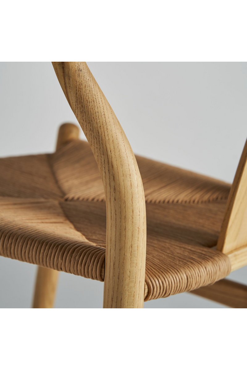 Rope Seat Dining Chair (2) | Vical Home Wishbone | Woodfurniture.com