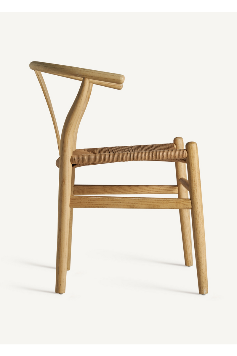 Rope Seat Dining Chair (2) | Vical Home Wishbone | Woodfurniture.com