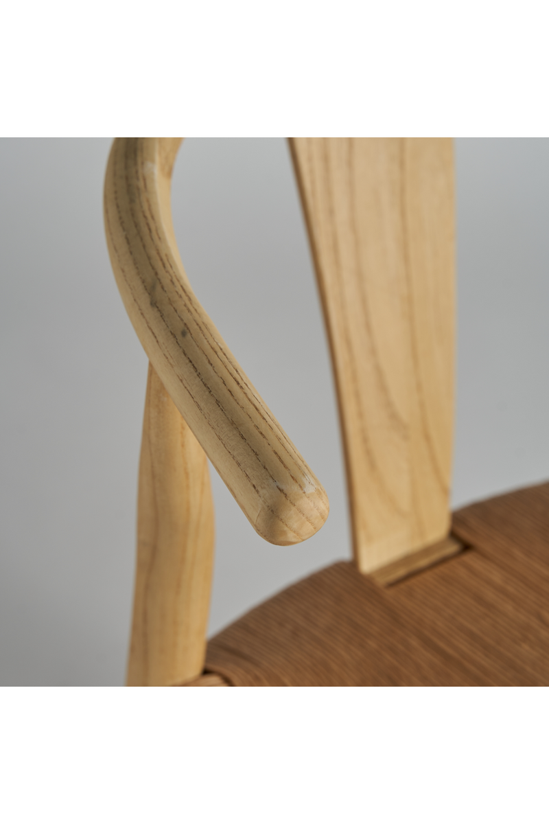 Rope Seat Accent Chair | Vical Home Wishbone | Woodfurniture.com