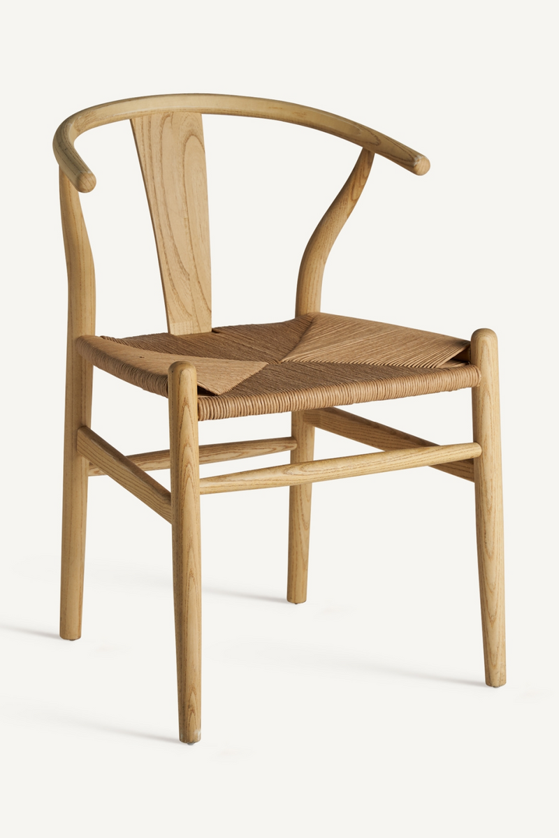 Rope Seat Accent Chair | Vical Home Wishbone | Woodfurniture.com