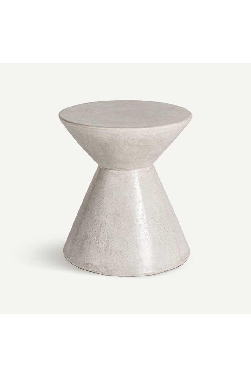 Cement Cone-Shaped Side Table | Vical Home Telfs | Woodfurniture.com