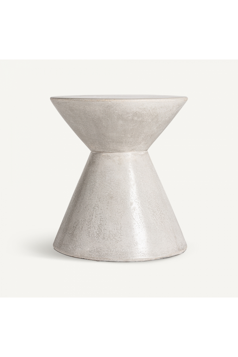 Cement Cone-Shaped Side Table | Vical Home Telfs | Oroatrade.com