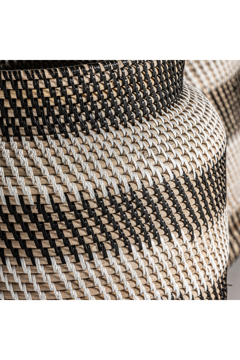 Striped Rattan Vase Set (3) | Vical Home Zirba | Woodfurniture.com