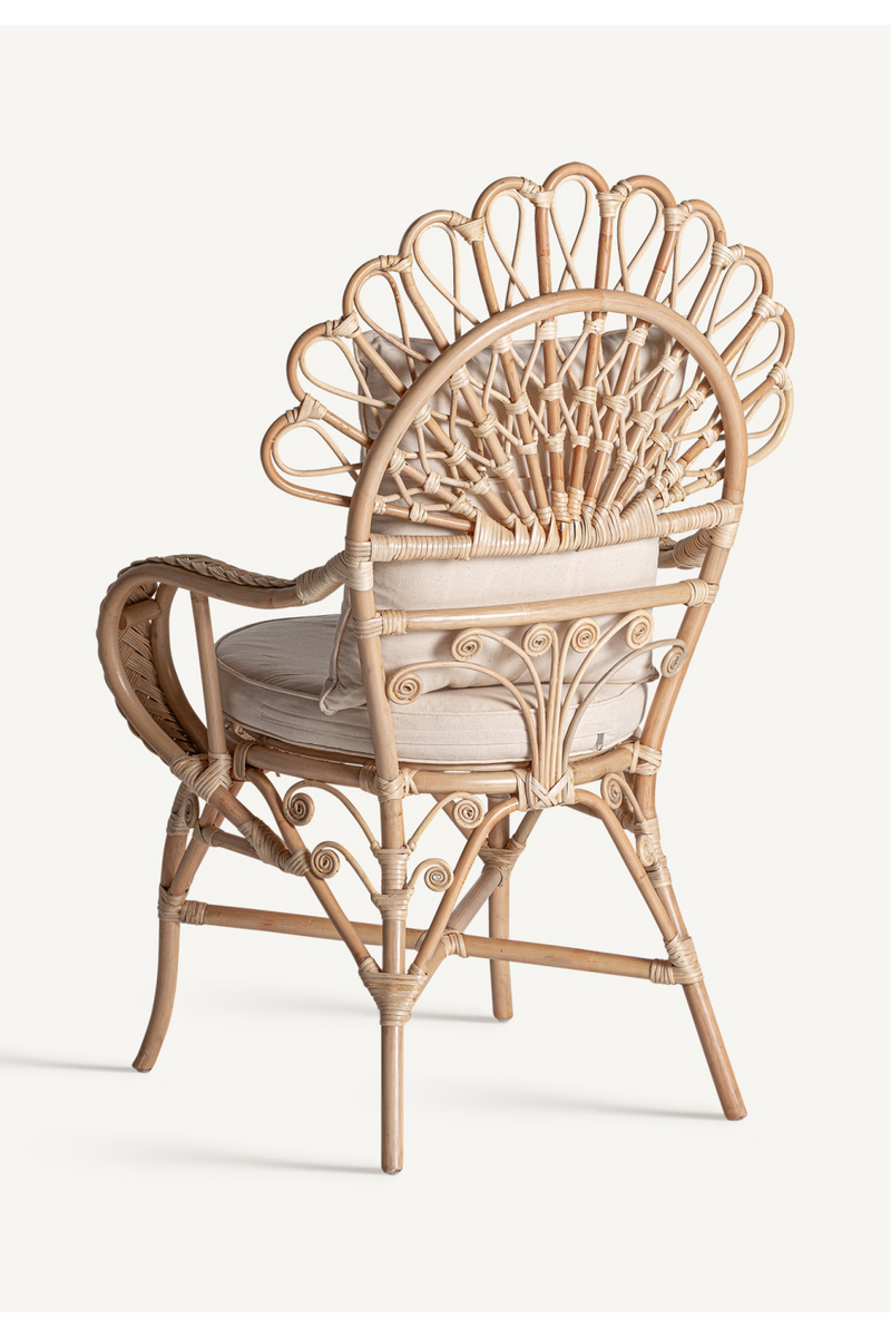 Natural Rattan Statement Armchair | Vical Home Nulvi | Woodfurniture.com