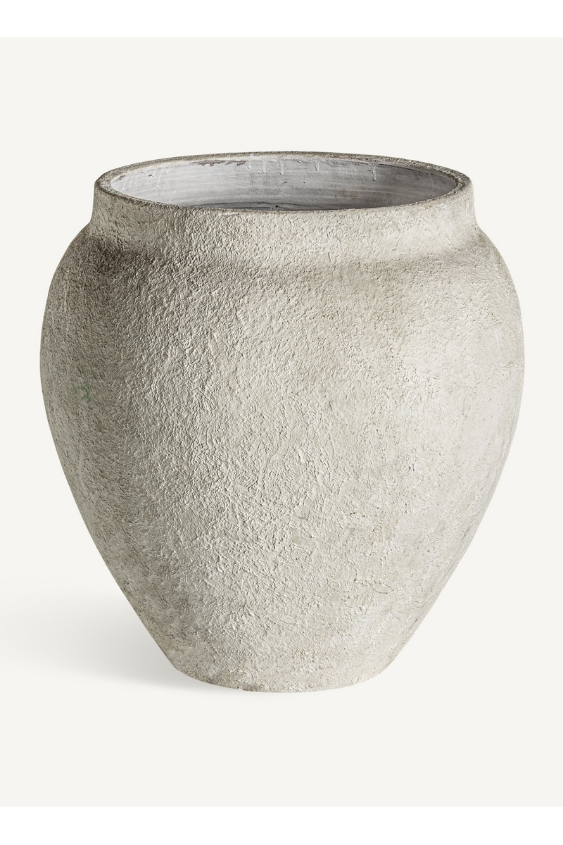 White Terracotta Vase | Vical Home Egerak | Woodfurniture.com