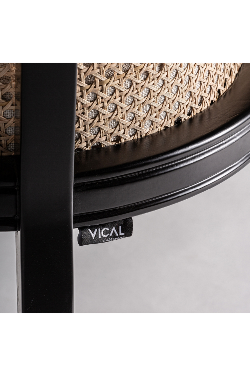 Rattan Cane Accent Chair | Vical Home Velburg | Woodfurniture.com