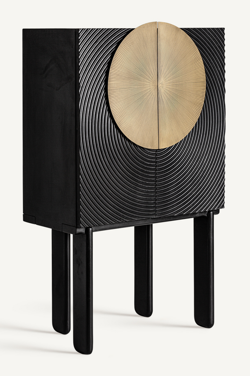 Black & Gold Cabinet | Vical Home Dobeln | Woodfurniture.com