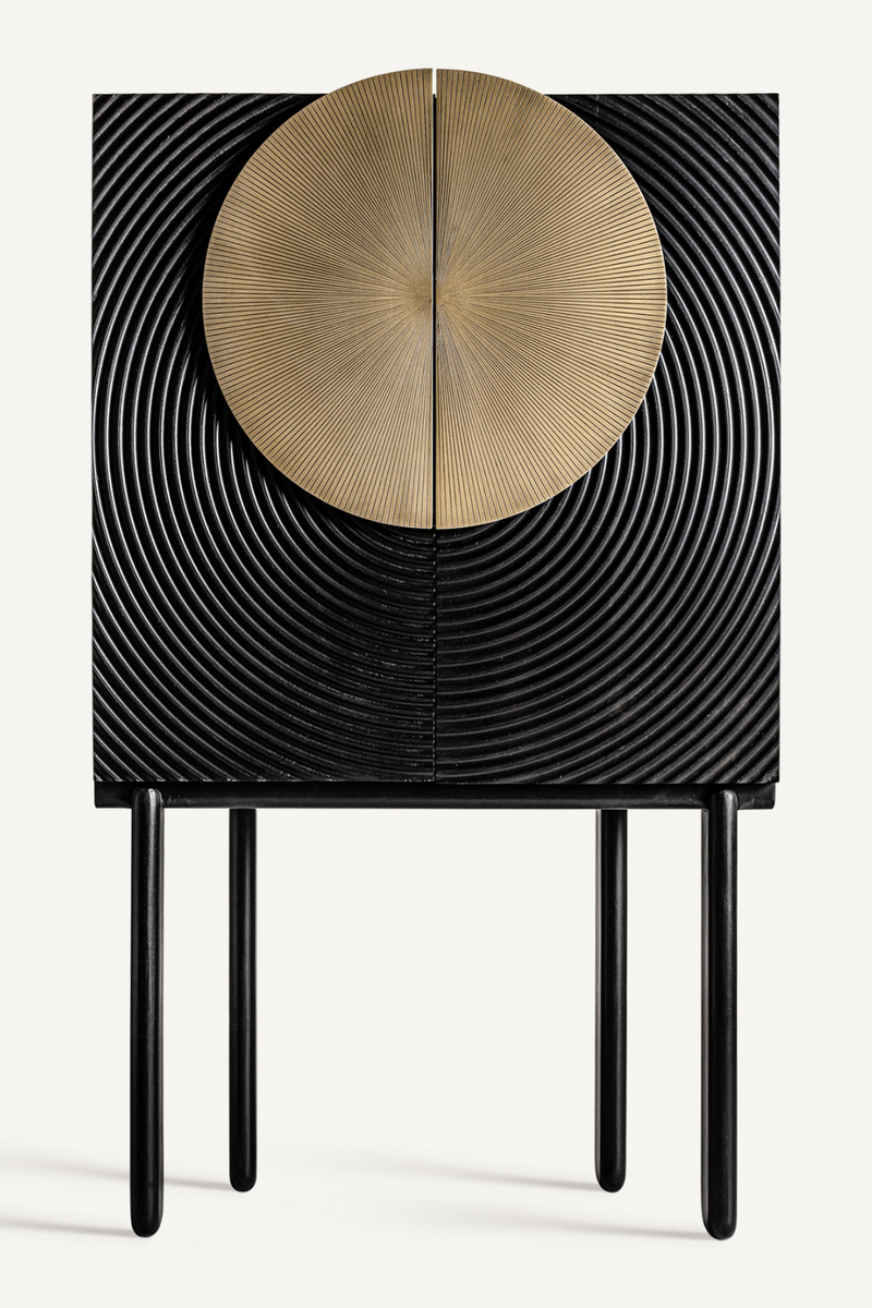 Black & Gold Cabinet | Vical Home Dobeln | Oroatrade.com